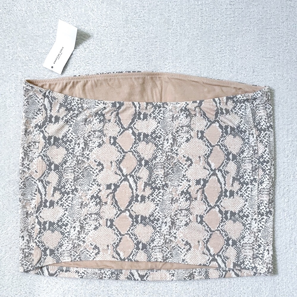 American Eagle Tube Top Snake Skin Women’s Large L BRAND NEW WITH TAG